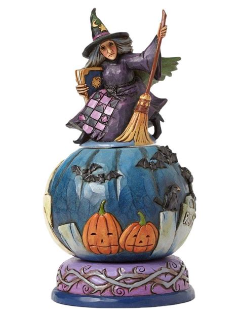 Witch figurine in the morning